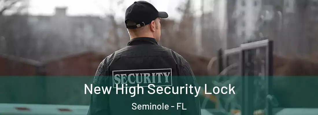  New High Security Lock Seminole - FL